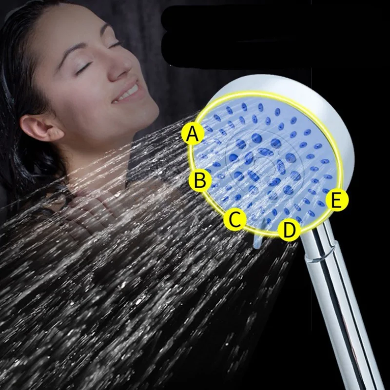Насадка для душа пятискоростной Многофункциональный Набор насадок с большой