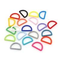 100 pieces good quality plastic d ring buckles resin semi circular buckle luggage backpack buckle zize 20mm