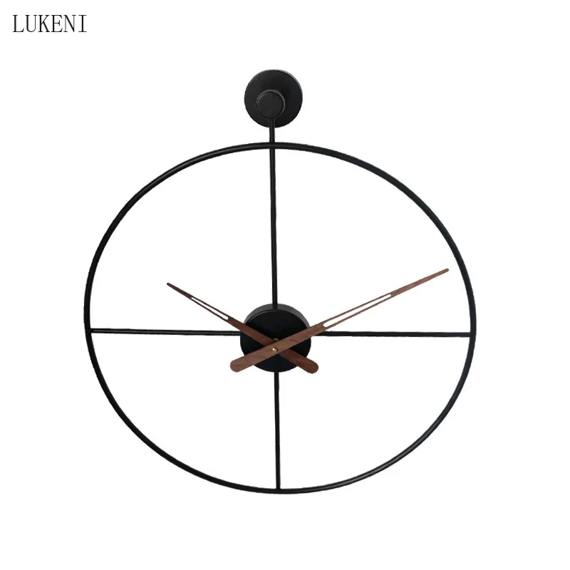 Металлические настенные часы в скандинавском стиле 50 см 60 | Дом и сад