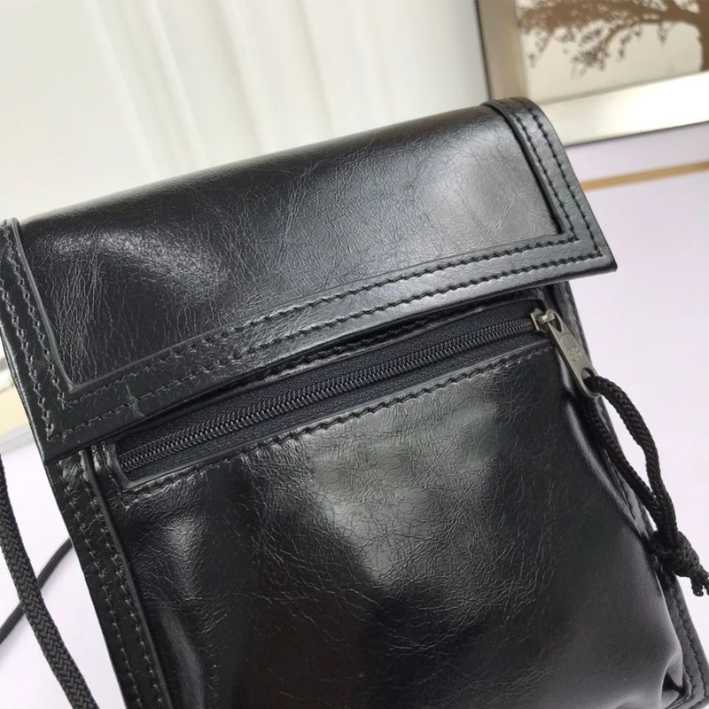 

New women's leather bag pure leather shoulder strap bag retro simple mobile phone bag 2021 women's PU chain Messenger Bag Mini S