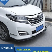 For  Honda ODYSSEY Body kit spoiler 2018-2019 For ELYSION ABS Rear lip rear spoiler front Bumper Diffuser Bumpers Protector