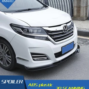 for honda odyssey body kit spoiler 2018 2019 for elysion abs rear lip rear spoiler front bumper diffuser bumpers protector free global shipping