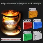 Автомобильный Led24v для грузовиков электронный бортовой светильник пол шин бортовой светильник угловой светильник Ширина лампа Красочные мигающий Предупреждение светильник