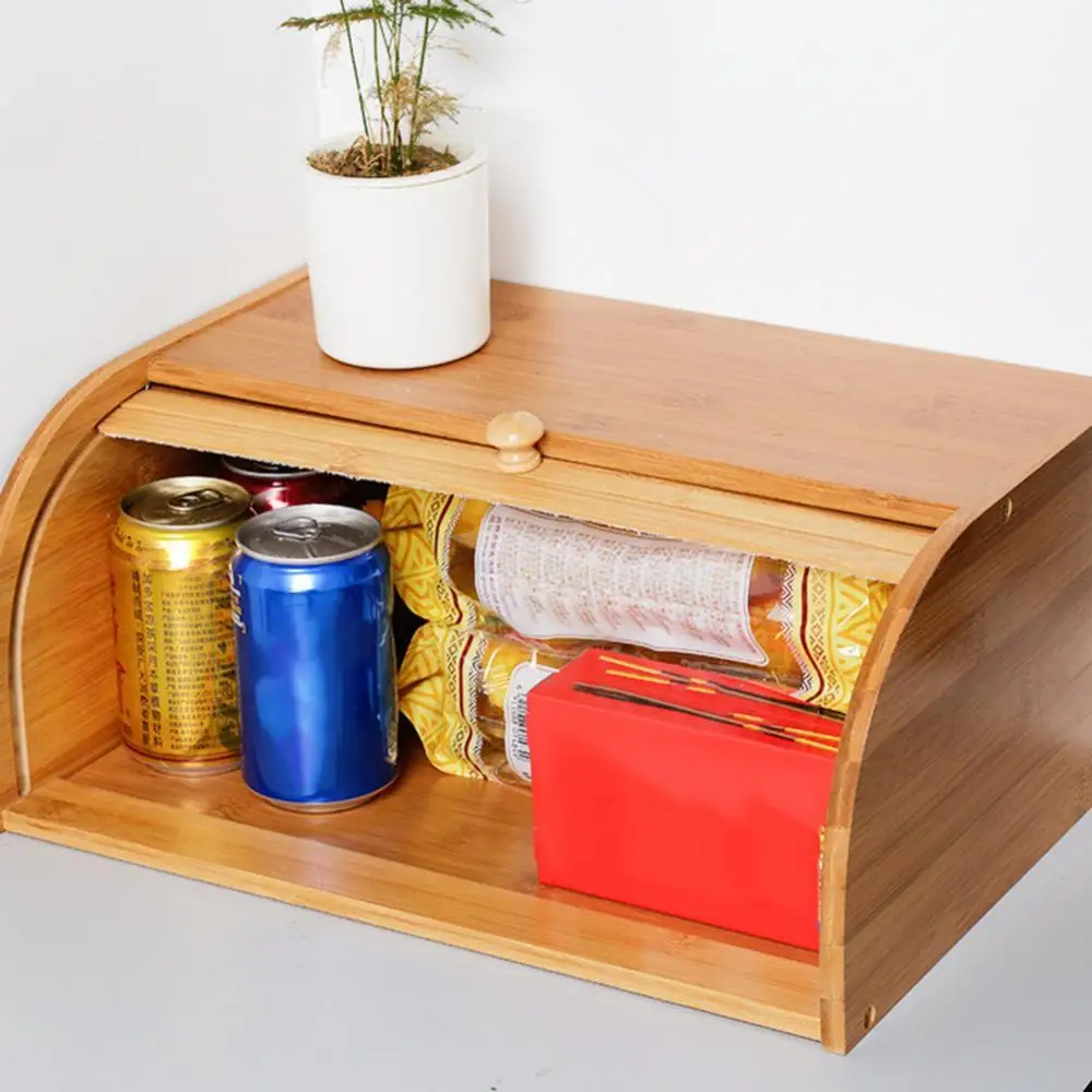 

40% Hot Sales!!! Home Large Capacity Dust-proof Toast Bread Bin Kitchen Foodss Storage Container
