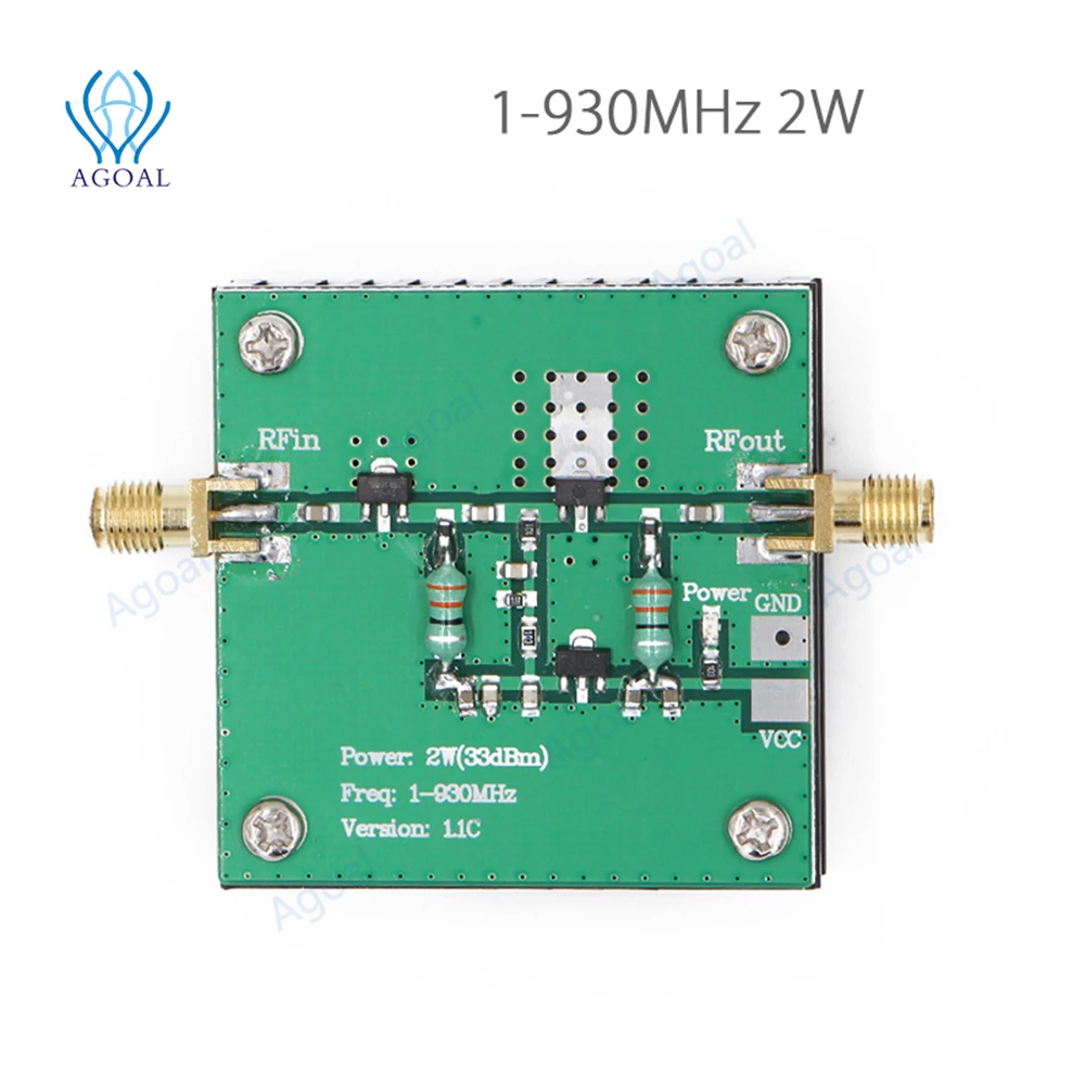 

1-930MHz 2W RF Broadband Power Amplifier Module For Radio Transmission FM HF VHF