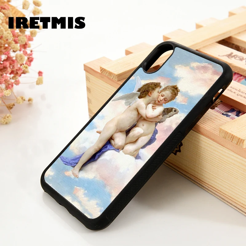 Iretmis 5 5S SE 6 6S Мягкий ТПУ силиконовый резиновый чехол для телефона iPhone 7 8 plus X Xs 11 Pro Max