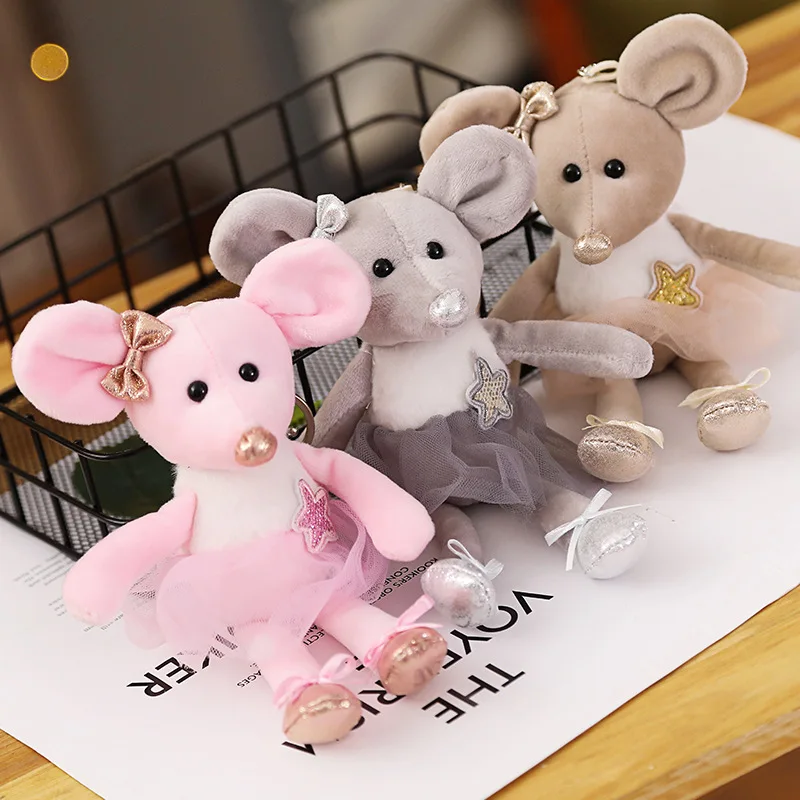 1 шт. мини 15 см маленький медвежонок плюшевая игрушка Kawaii Кролик брелок плюшевые
