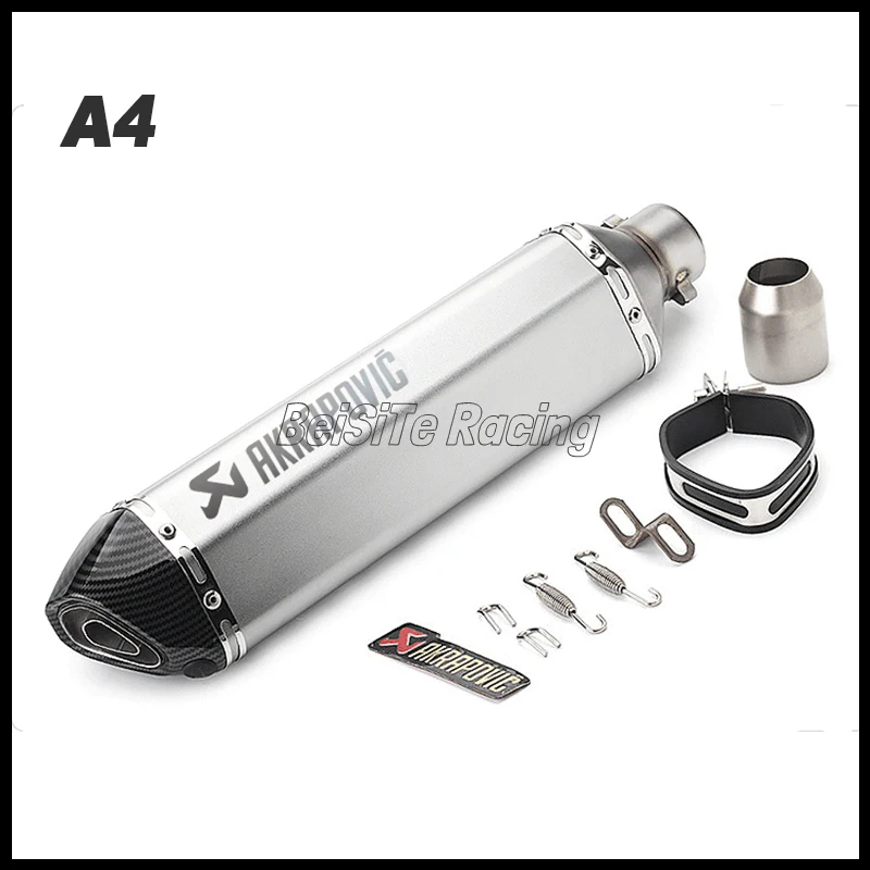 Универсальный 51 мм мотоцикл Akrapovic выхлопная труба для спортивного автомобиля