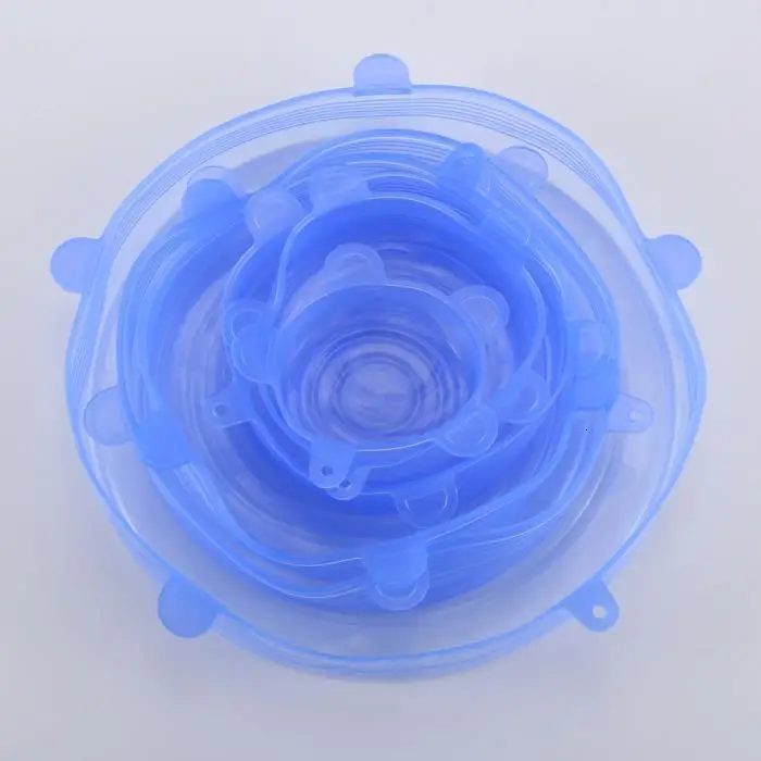 New Reusable Silicone Food Cover Bowl Covers Wrap Food Fresh-keeping Extensive Household Kitchen