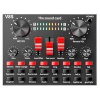 sound card v8s audio mixer bluetooth webcast personal entertainment streamer live broadcast for pc computer