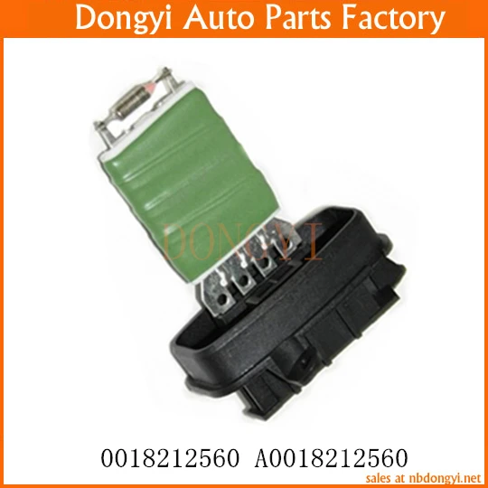 

Heater Blower Motor Resistor OE NO. 0018212560 A0018212560