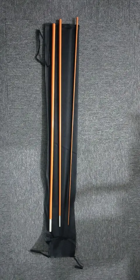 Классический Стекловолоконный стержень 8 футов 3 шт. 5 Вт Прозрачная оранжевая и