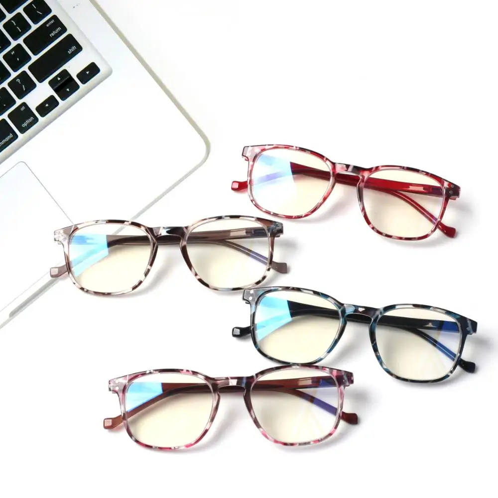 

Spring Hinge Fashion Reading Glasses Square Frame and Comfortable Unisex Anti Blue Reader