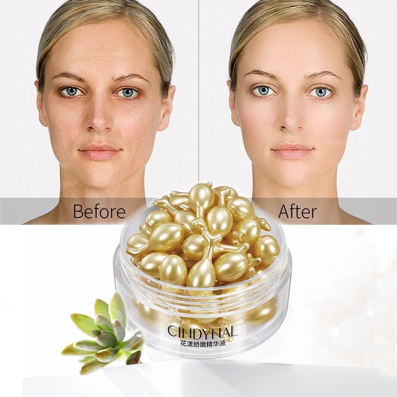 Vitaminis Placenta Anti wrinkle Face Serum Capsule Hydra Facial Serum Moisturizer Anti aging Whitening Skin Care TSLM1