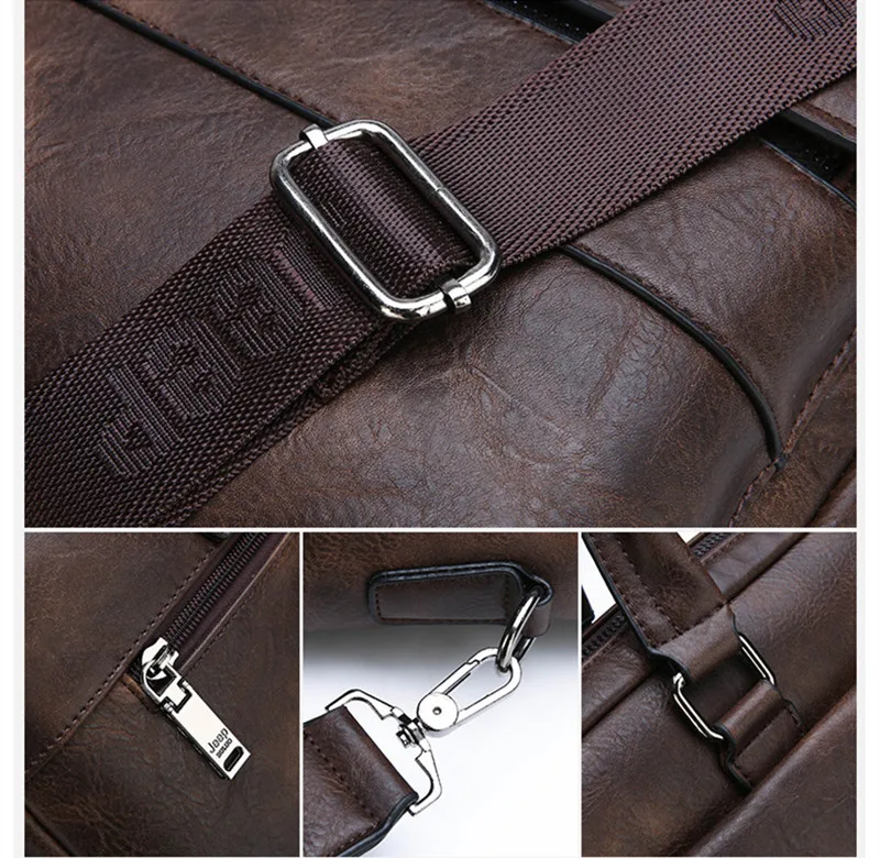 

Luxury Brand Designer men Briefcase High Quality Business Laptop Bag Vintage Leather Shoulder Messenger Bags Office Handbag