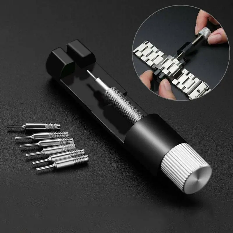 

Watch Band toolwatch Adjustable Remover Kit Metal Strap Bracelet Repair Pin Link Tool U1L1