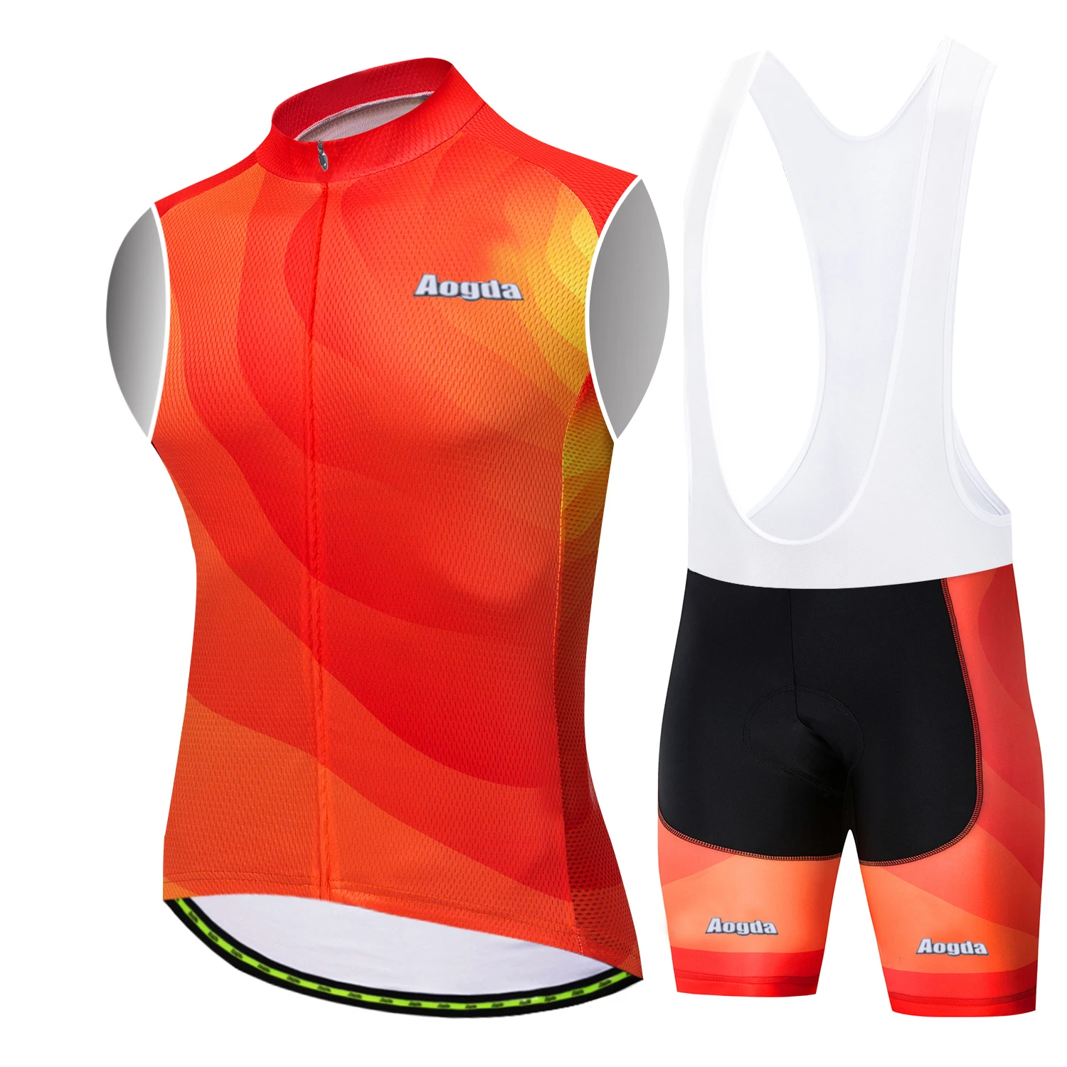 

Aogda Cycling Base Layer Quick Dry Cool Mesh Light Cycling Vest Sleeveless Bicycle Shirt Breathable