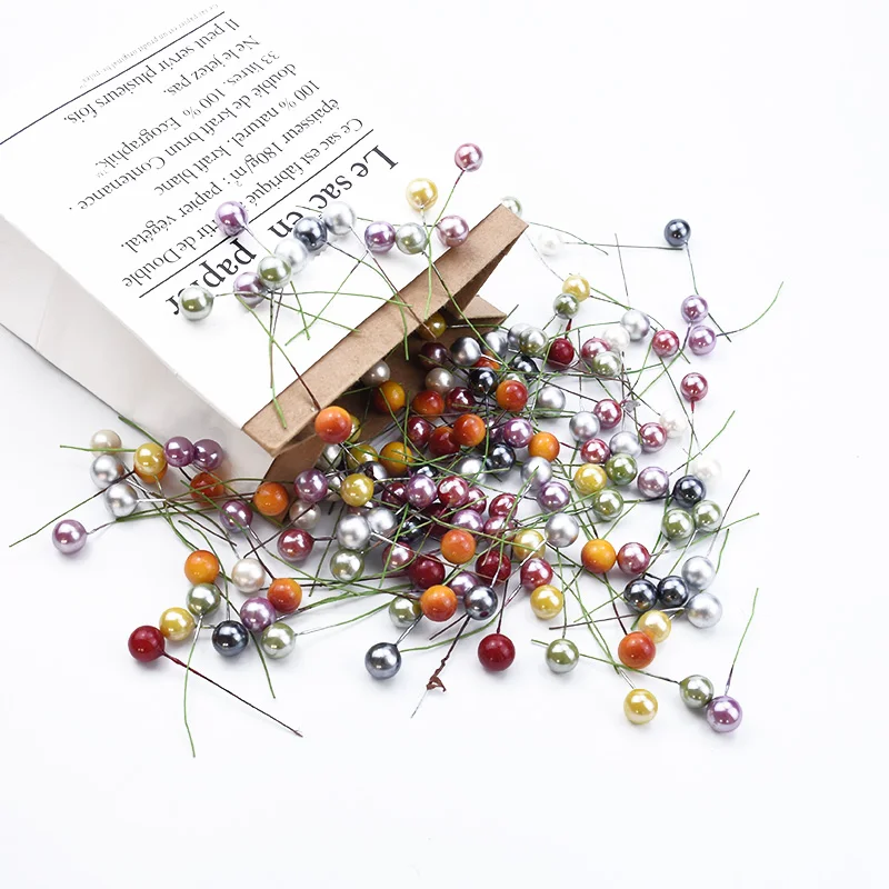 

100 Pieces PE Cherry Christmas Crafts Needlework Home Decor Diy Gifts Wedding Bridal Accessories Clearance Artificial Plants