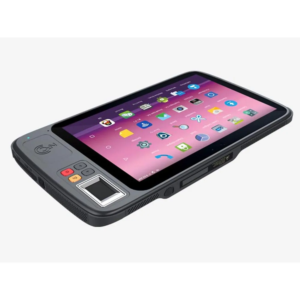 2020 K8 Водонепроницаемый Прочный планшет Android 8 дюймов Qualcomm MSM8953 фаблет HF UHF RFID 2D