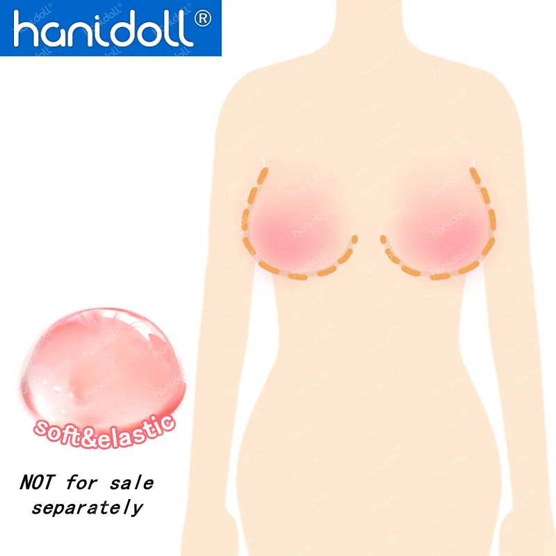 Hanidoll силиконовые секс куклы желе Грудь Большие грудь изготовление на заказ для