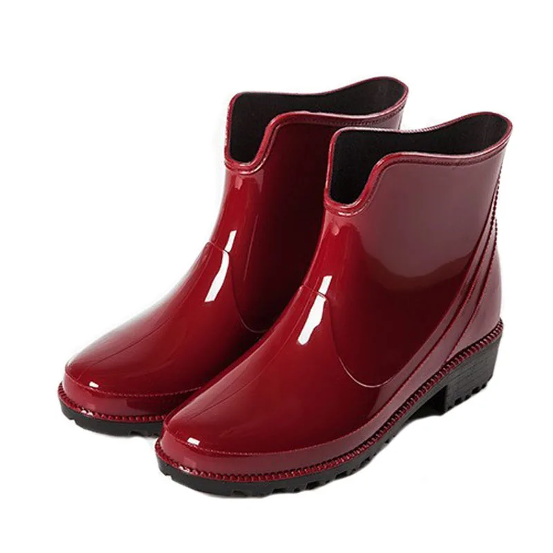 Aleafalling/Дизайнерские непромокаемые ботинки с пряжкой водонепроницаемая обувь на