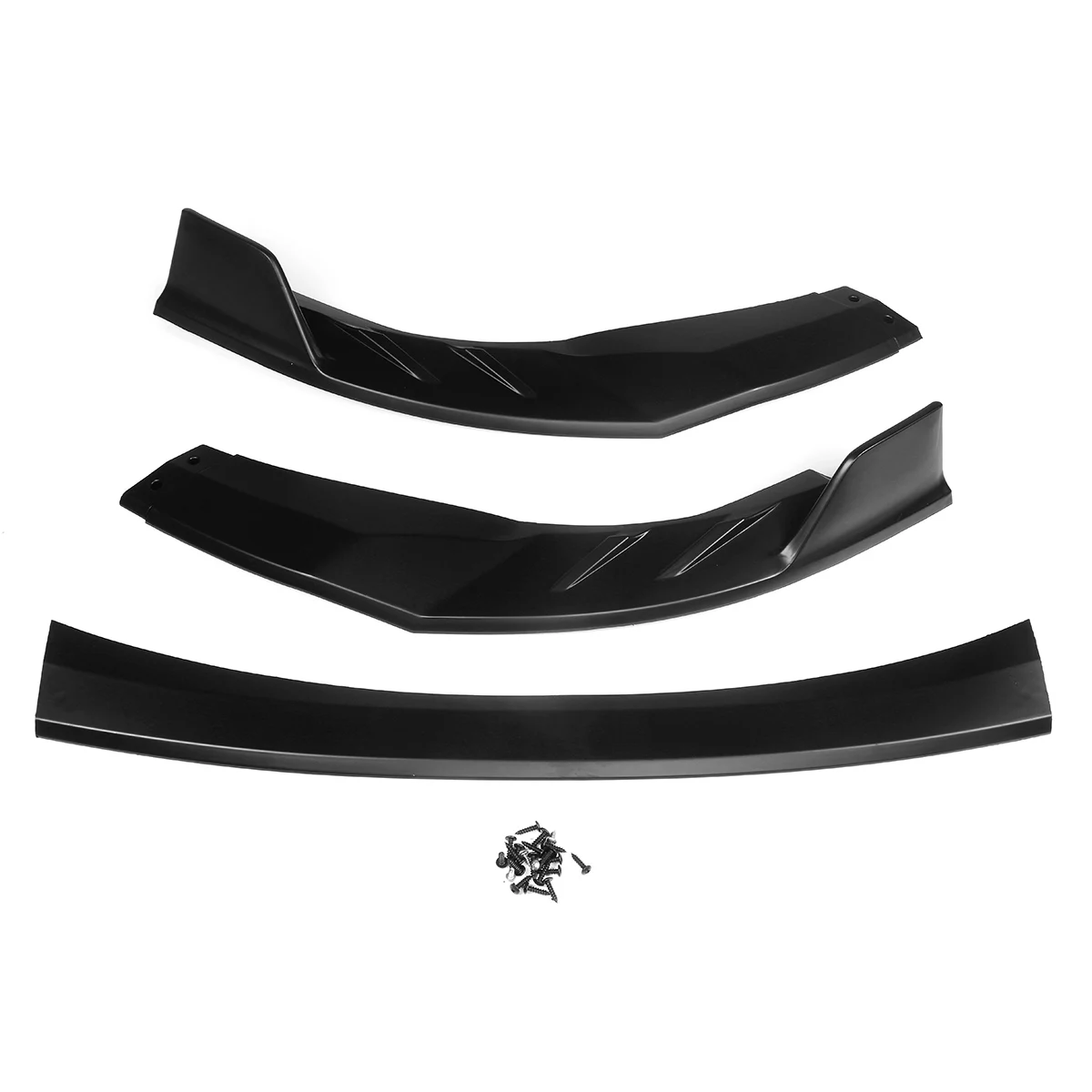 Сплиттер для переднего бампера автомобиля из углеродного волокна блеск матовый