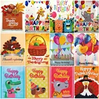 EverShine DIY Diamond Painting Birthday Cards Postcard Cartoon Diamond Embroidery Full Display Children's Handmade Birthday Gift