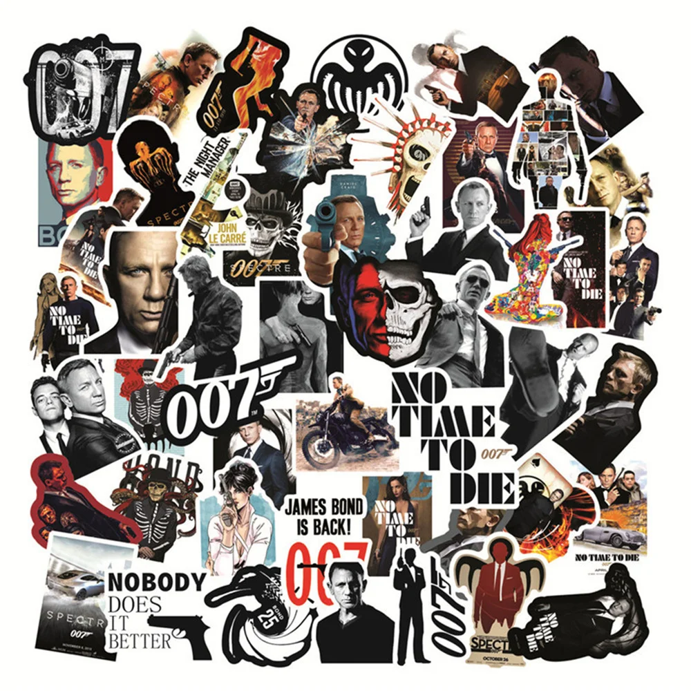 

10/30/50PCS High Score Movie Agent Graffiti Sticker Kids Luggage Laptop Classic Toy Bike Waterproof Sticker Wholesale