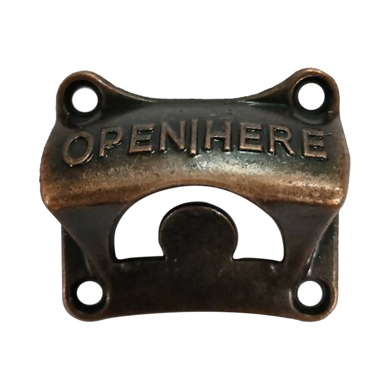 

2pcs Wall Mount Bottle Opener Fast Soda Glass Opener Red Bronze