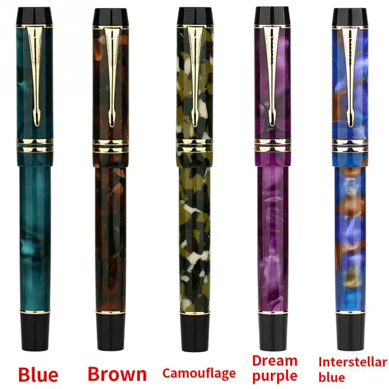 

Moonman M600S Gifts Home Iridium Fine Nib Fountain Pen Study Supplies Office Smooth Ink Vacuum Filling Stationery Double Color