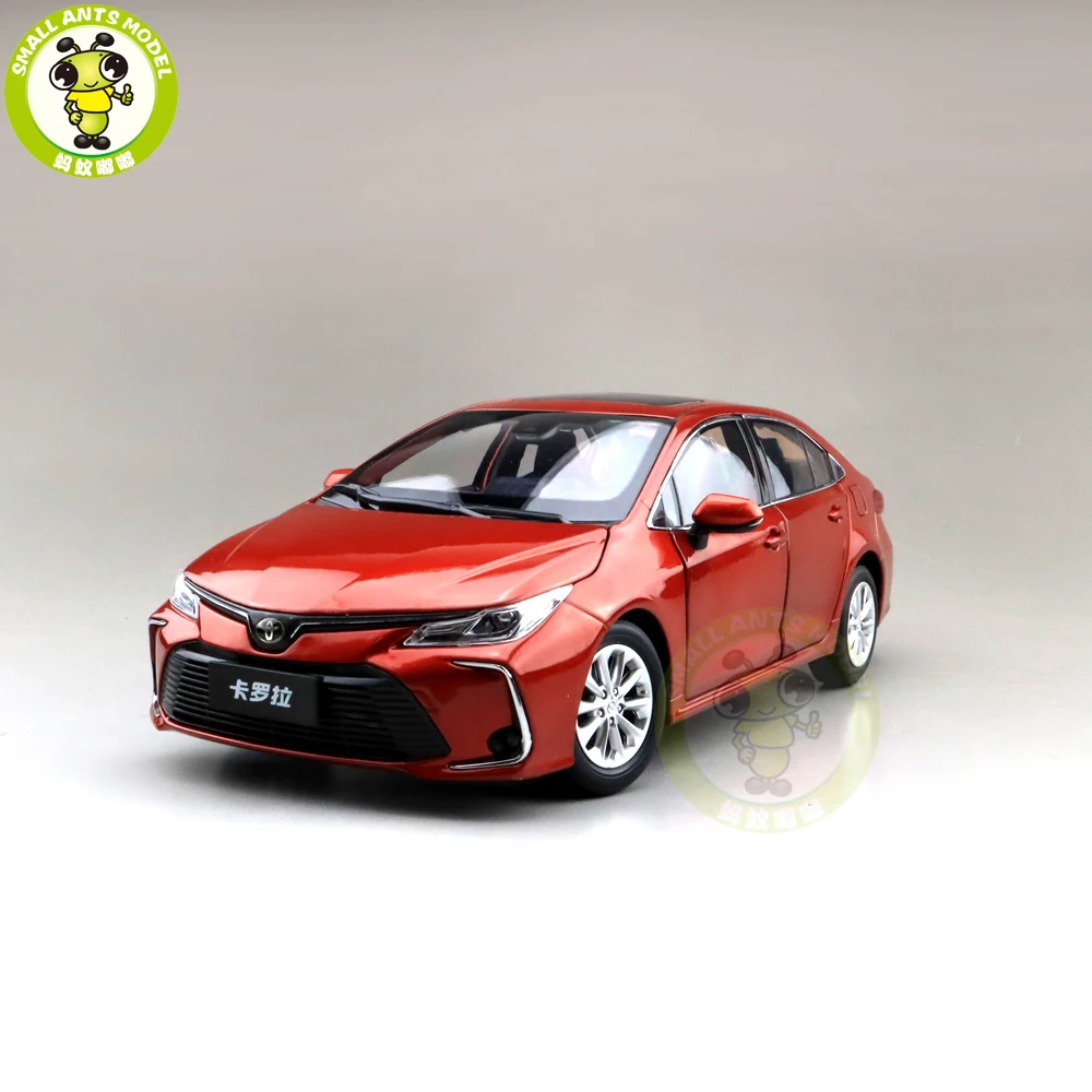 1/18 Новая модель автомобиля Corolla 2019 игрушки для мальчиков и девочек подарки