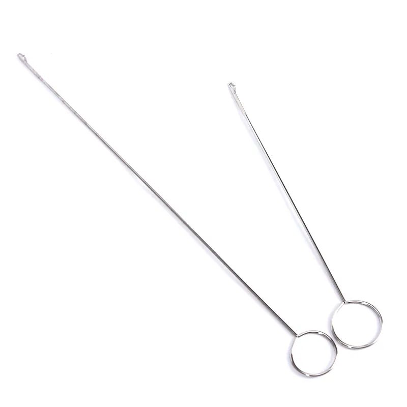 

1/2pcs Stainless Steel Sewing Loop Turner Hook For Turning Fabric Tubes Straps Belts Strips For Handmade DIY Sewing Tools