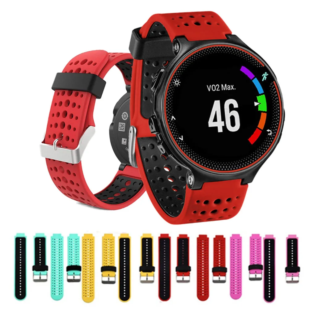

Ремешок для часов Garmin Forerunner 235, 13 цветов, ремешок для Garmin Forerunner 220/230/235/620/630/735XT/235Lite, аксессуар, ремень