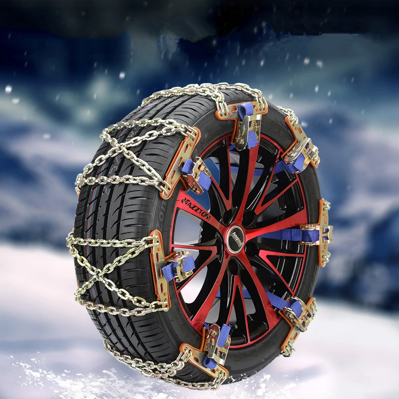 1 шт. Универсальная автомобильная цепь из марганцевой стали противоскользящая