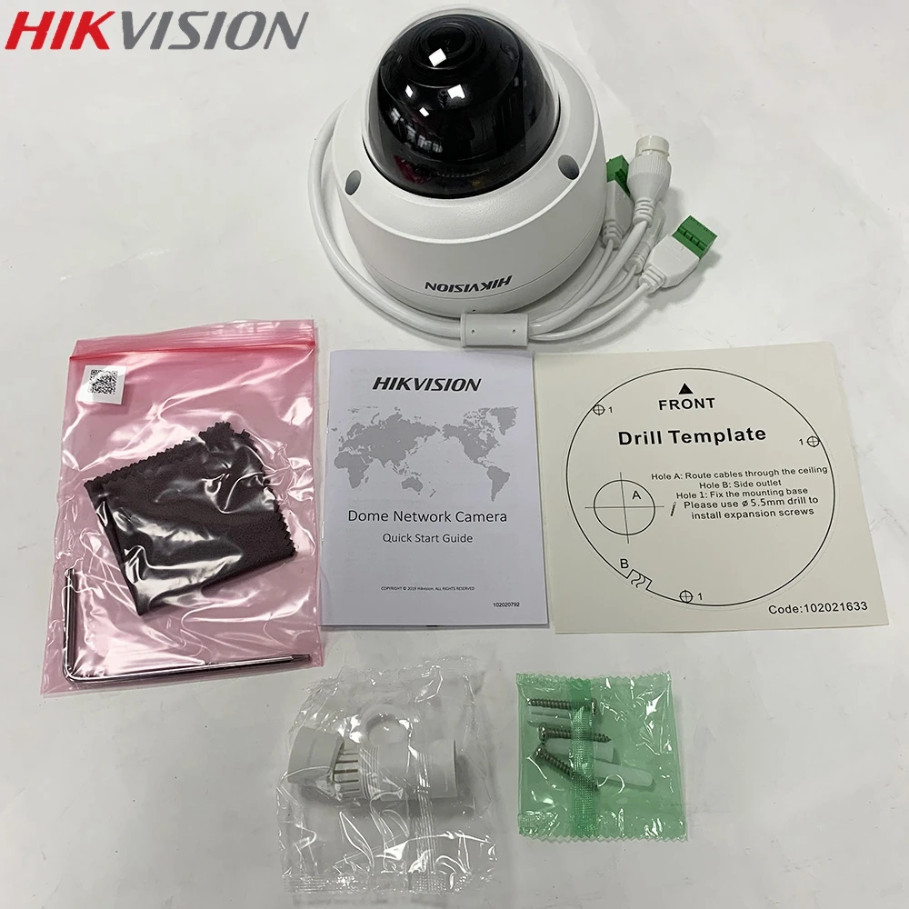 

HIKVISION DS-2CD2147G2-SU International Version ColorVu 4MP IR Bullet IP Camera Built-in Microphone PoE IR EZVIZ Hik-Connect
