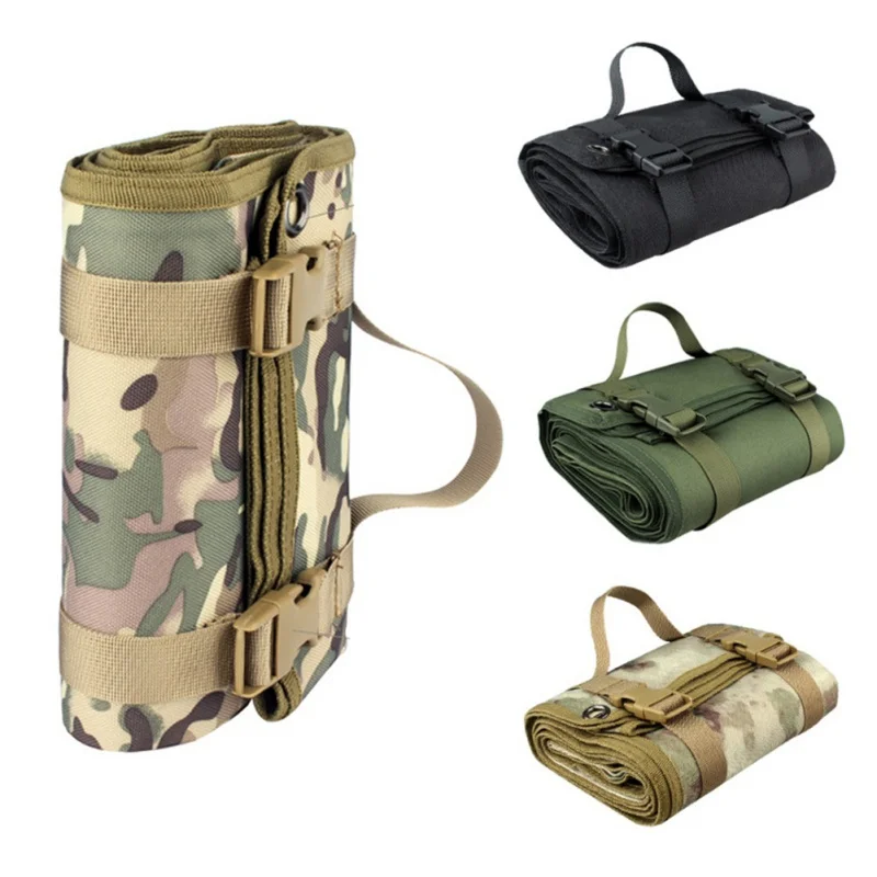 

Тактический коврик для стрельбы, легкий свернутый коврик для кемпинга, нескользящий коврик для охоты, водонепроницаемый плед для пикника, о...