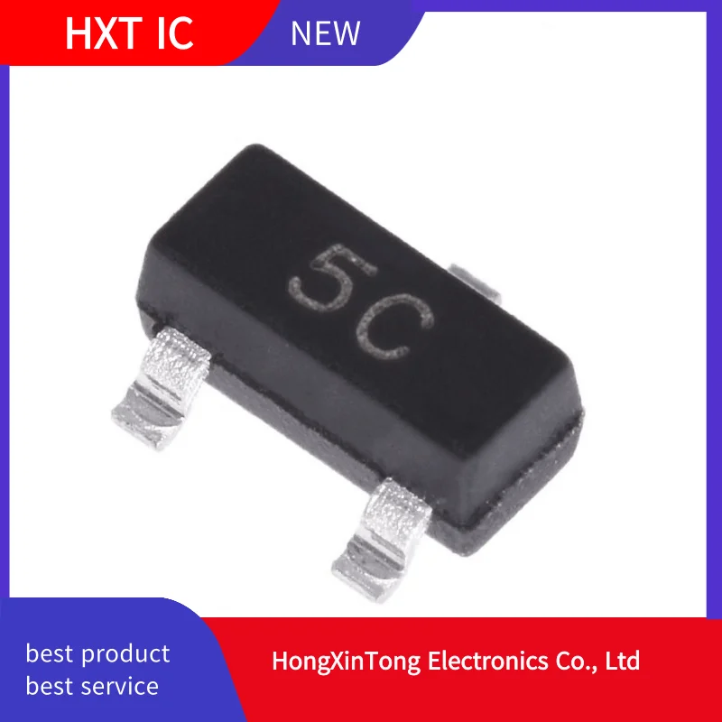 10 шт./лот BC807-40 5C SOT-23 45V/500mA PNP BC807 |