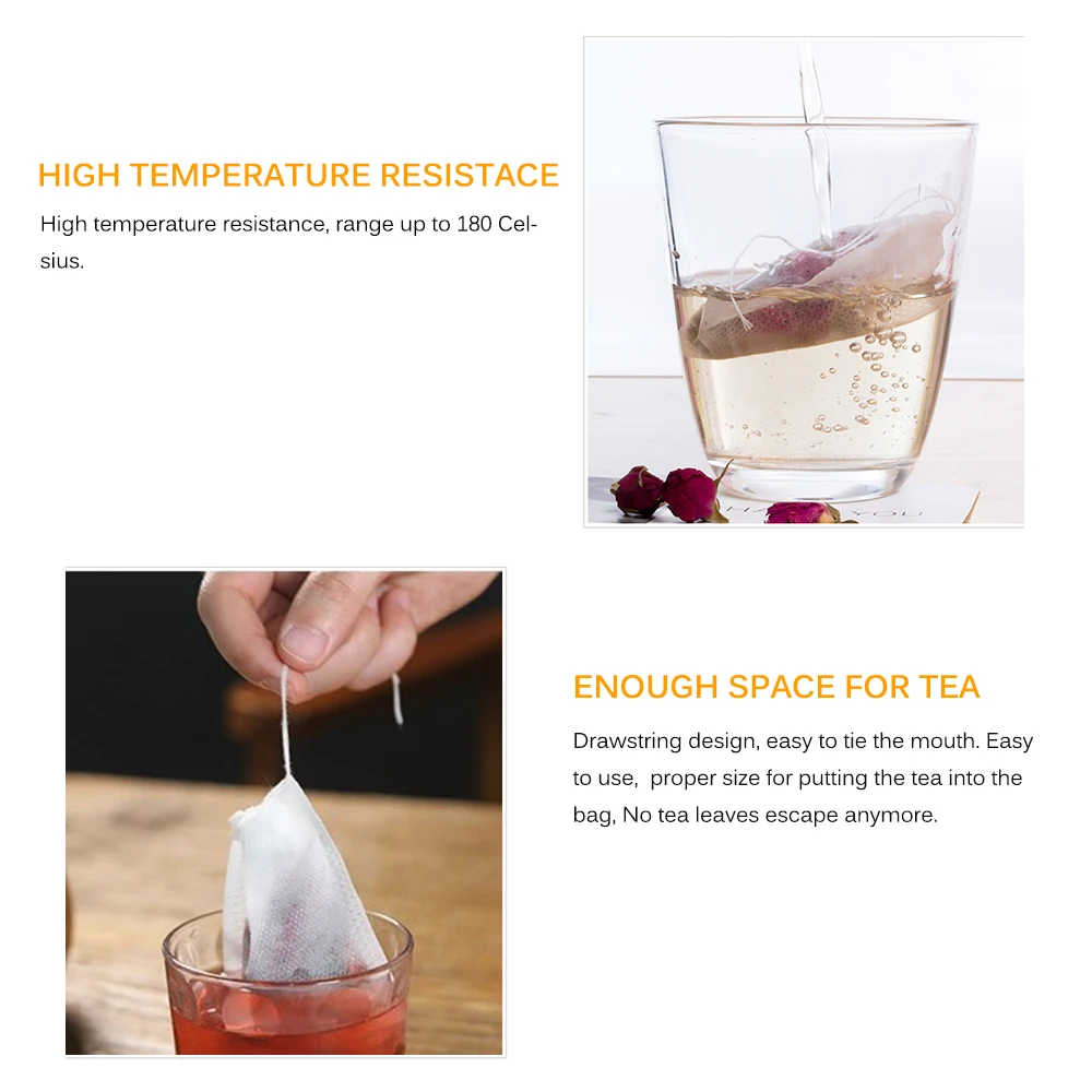 100 шт./партия одноразовые чайные пакетики|Ситечки для заваривания чая| |