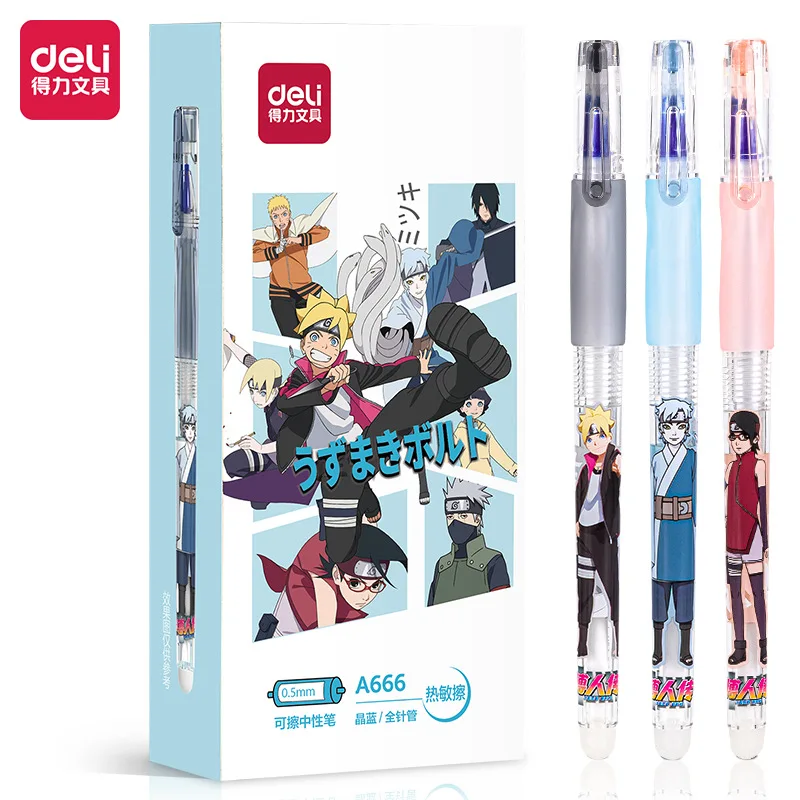 Deli авторучки 36 шт. искусственная кожа Школьные принадлежности японские милые