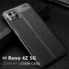 For Cover OPPO Reno 4Z 5G Case For Reno 4Z 5G Capas Phone Back Bumper Soft Shockproof TPU Leather For Fundas Reno 4Z 5G Cover