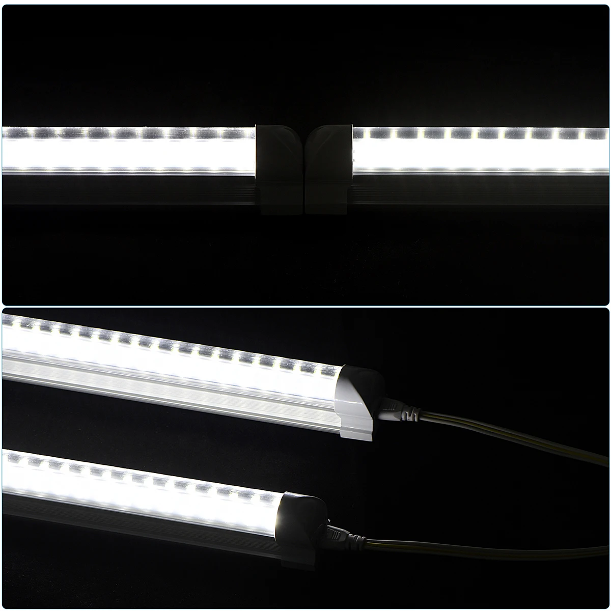 4 шт. T8 LED магазин осветительная арматура фута 60 Вт Прозрачная крышка объектива
