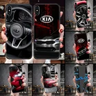 Чехол для телефона KIA с логотипом автомобиля для iphone SE 2020 6 6S 7 8 11 12 13 Mini Plus X XS XR Pro Max, черный красивый бампер, 3D чехол для мобильного телефона, роскошный