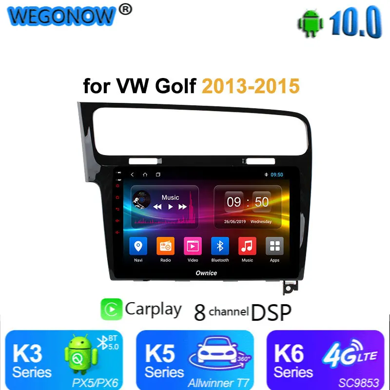 Ownice DSP Carplay Octa Core 10 1 &quotAndroid автомобильный DVD GPS Navi для VW Golf 7 2014 Радио стерео с 2 Гб ОЗУ