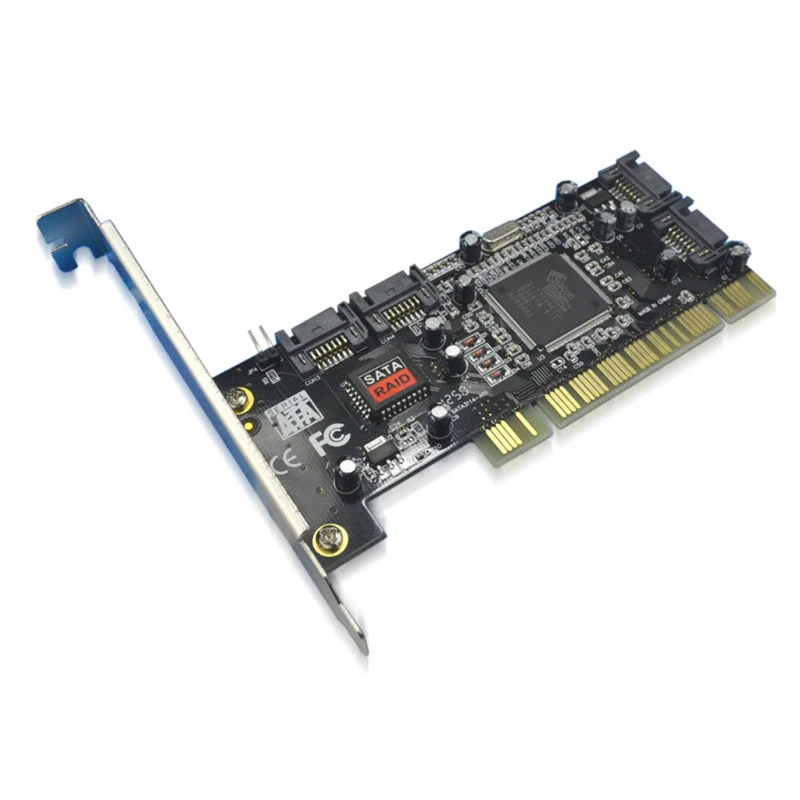 

2021 новая PCI-4 SATA Плата расширения Настольный SSD HDD контроллер с поддержкой 32-бит 33/66 МГц