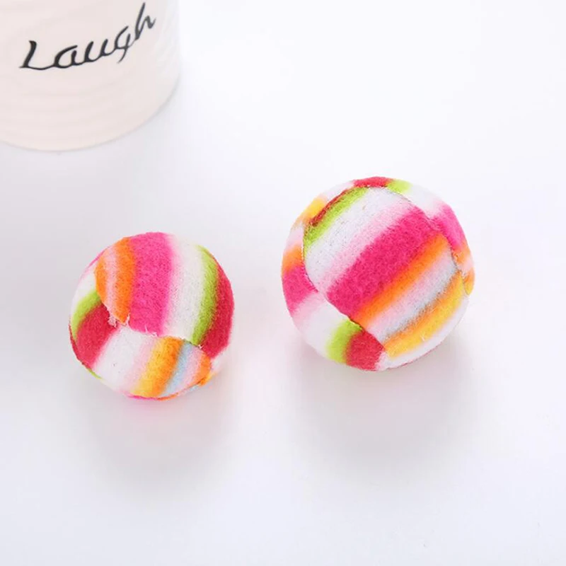 Забавный набор для кошек новая игрушка комбинация радужных шариков в виде змеи