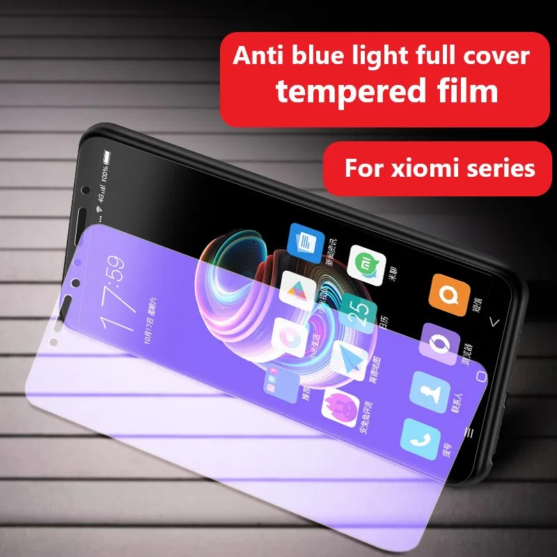 Анти синий свет закаленная пленка высокой твердости фиолетовый мобильный