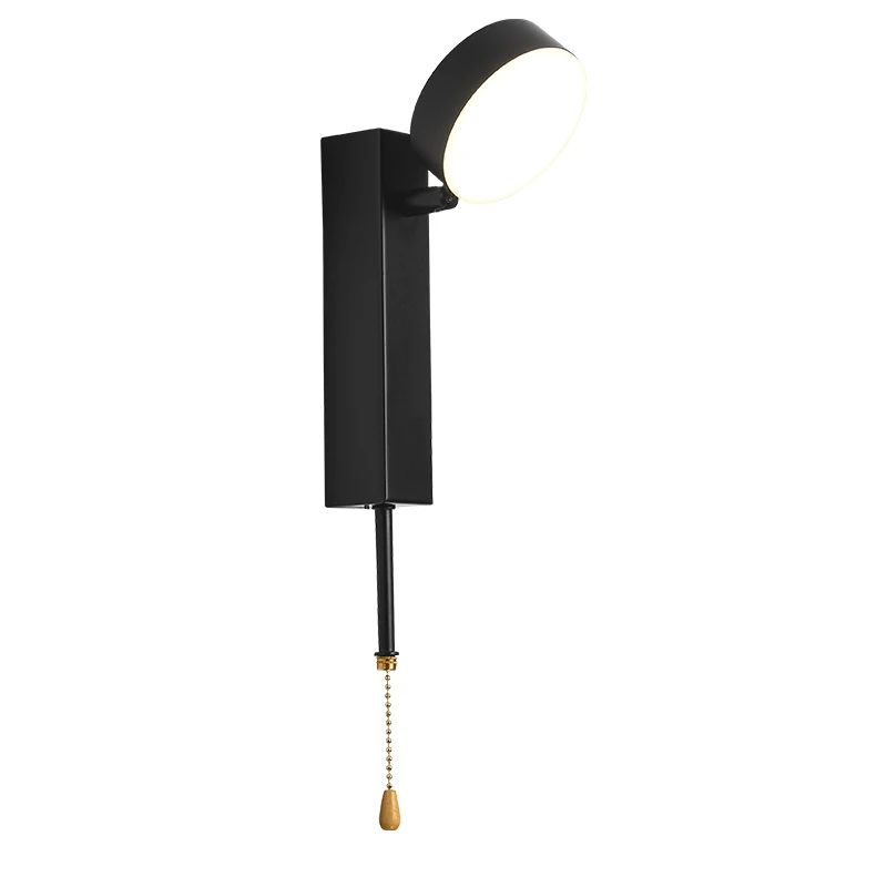

Nordic modern with switch head wall lamp living room bedroom staircase corridor creative luxury with USB connector lamps