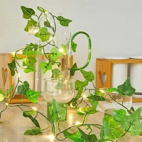 10 meter 100 led artificial ivy garland light artificial plant vine hanging garland led fairy lights decorative string lighting