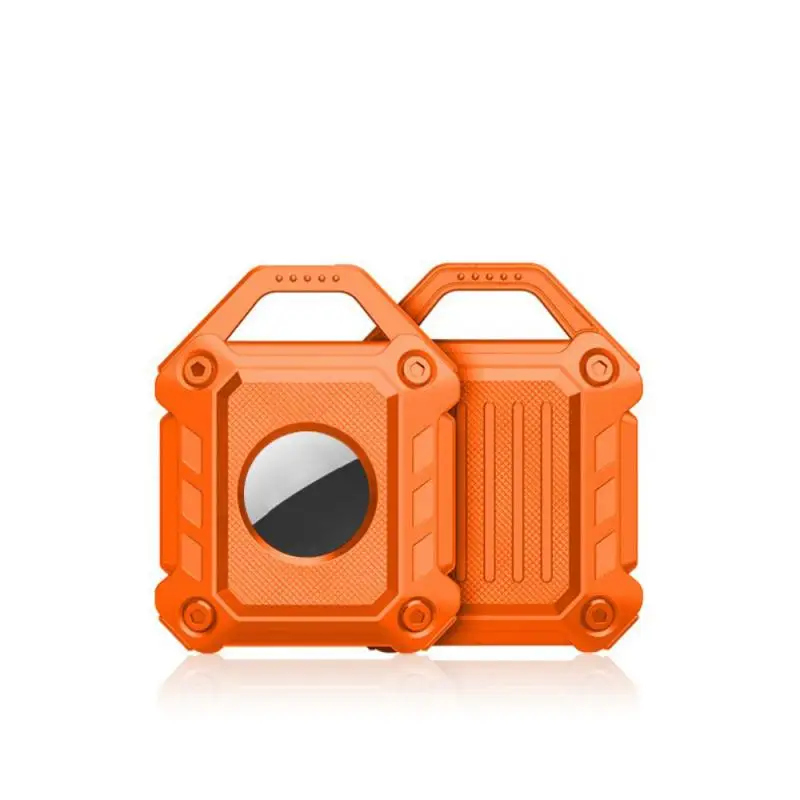 Чехол для Airtags из TPU для защиты от потери с карабином-держателем ключей, защита Apple Tracker, броня для AirTag.