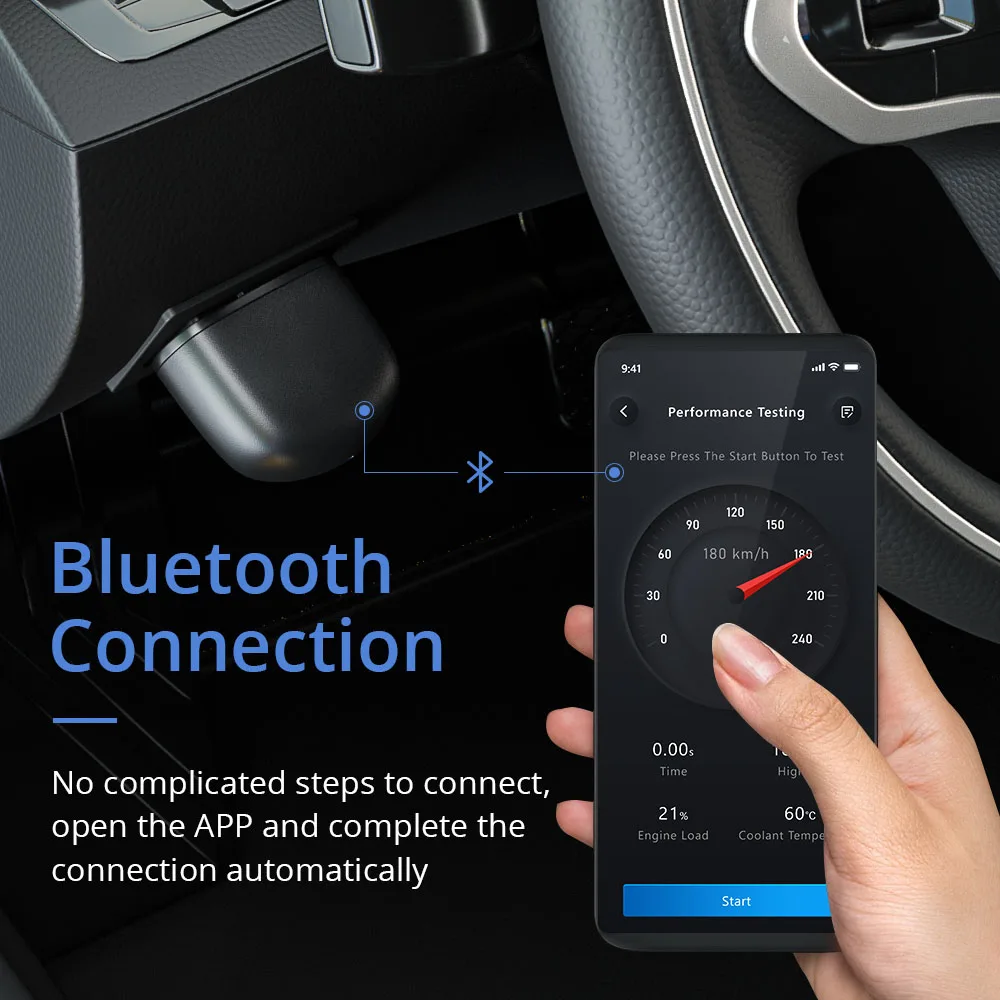 

New XTOOL AD10 OBD2 Car Diagnostic Tool AD 10 EOBD2 Scanner ELM327 Bluetooth Code Reader For Android/Windows HUD Function